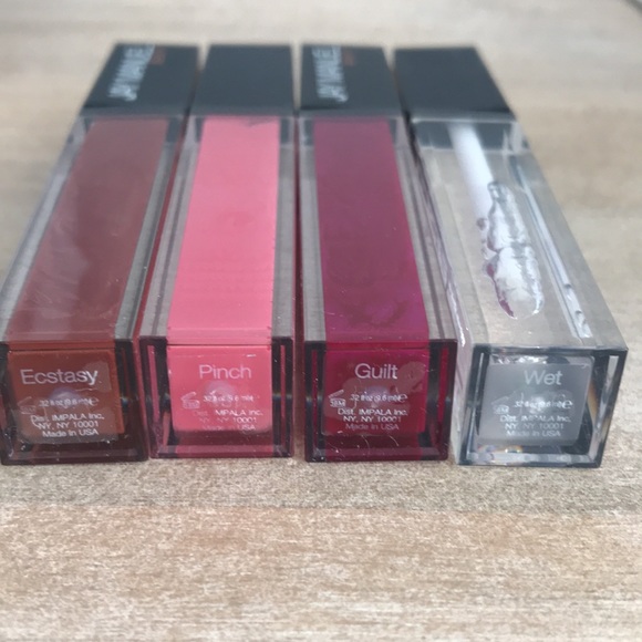 Set of 4 Jay Manuel Beauty Ultimate lip gloss in shades Wet,Pinch,Guilt &Ecstasy - Picture 3 of 4